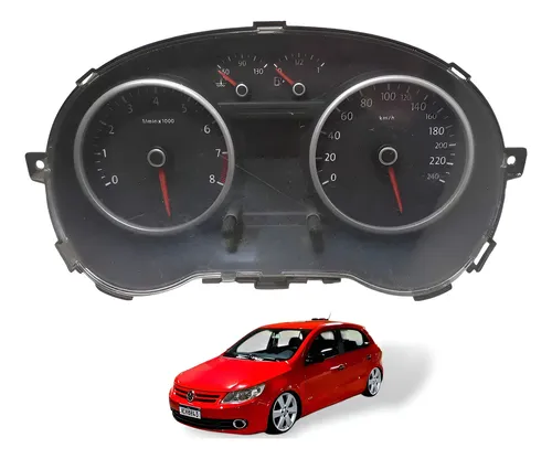 Painel De Instrumentos Vw Gol Saveiro G5 2010 Á 2016 Usado Preto