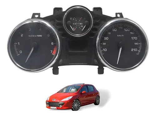 Painel De Instrumentos Rpm Peugeot 207 2008 À 2013 Usado Preto