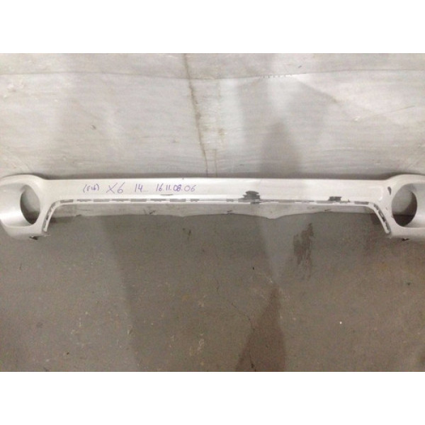 Aplique Parachoque Traseiro Bmw X6 2014 2015