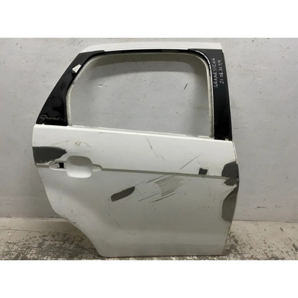Porta Traseira Fiat Gran Siena 21083104 Traseira Direito Branco