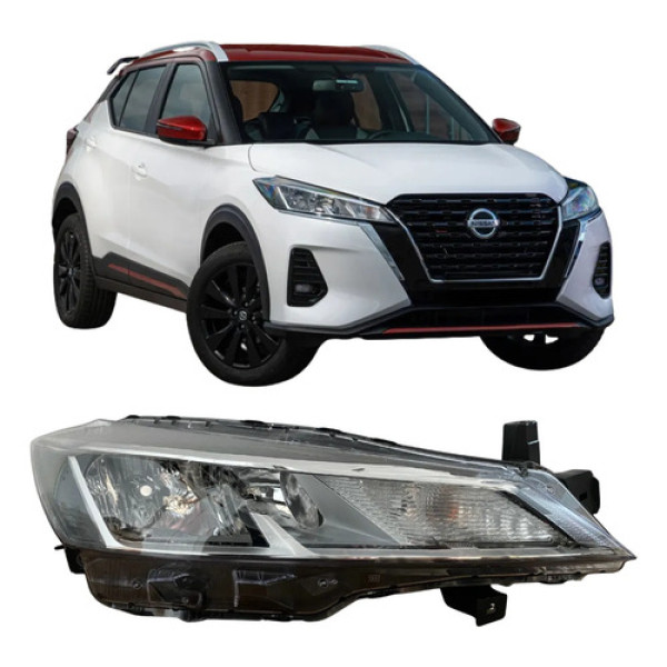 Farol Nissan Kicks 2022 2023 Original Sem Led 26051606 Direito/passageiro Direito