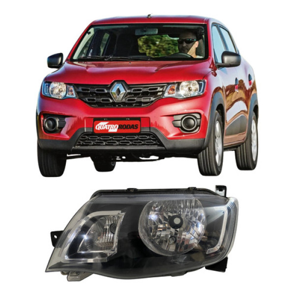 Farol Renault Kwid 26012307 Esquerdo/motorista