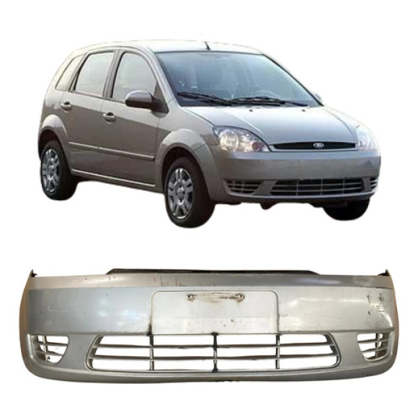 Para Choque Dianteiro Ford Fiesta Original 2003 26051205 Cinza