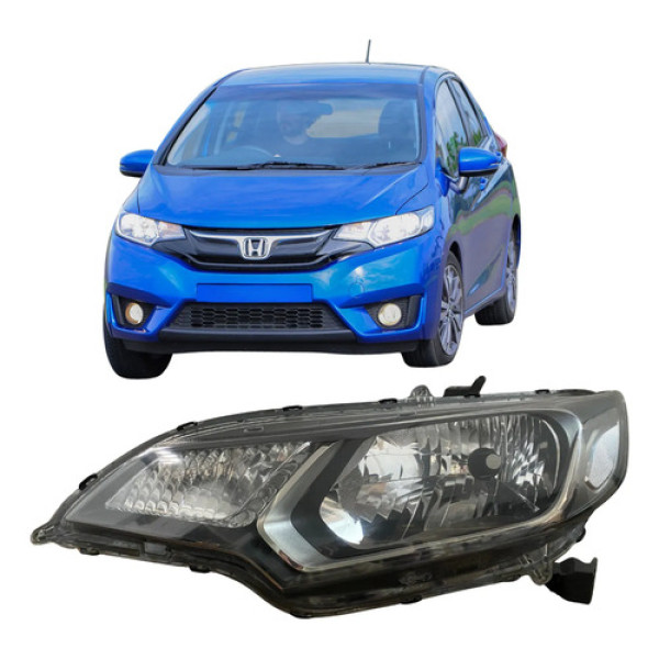 Farol Honda Fit 2015 2016 2017 Original Usado 26062709 Esquerdo/motorista Esquerdo