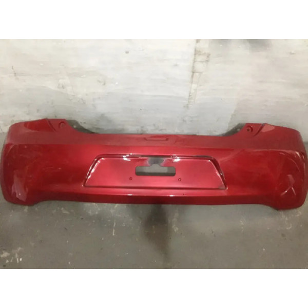 Para Choque Traseiro Toyota Etios Hatch 2012 18012506 Vermelho