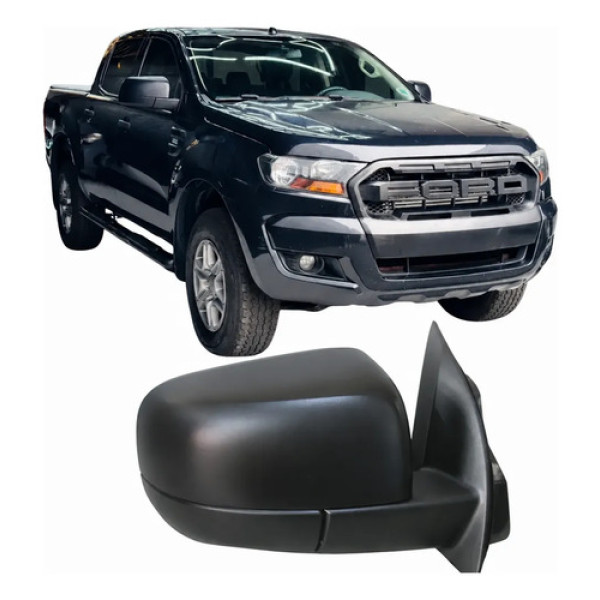 Retrovisor Ford Ranger 2018 2019 Ld Preto
