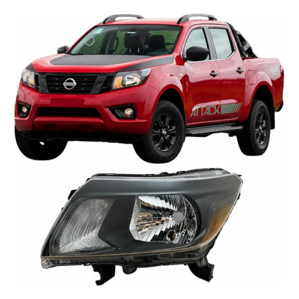 Farol Nissan Frontier 2017 A 2022 Original 26091603 Esquerdo/motorista Esquerdo