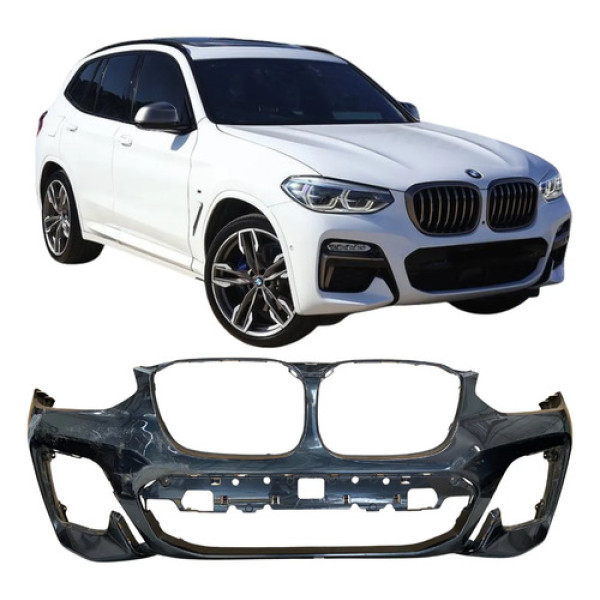 Para Choque Dianteiro Bmw X3 M Sport X4 2019 2020 26032508 Preto