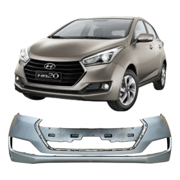 Para Choque Dianteiro Hyundai Hb-20 Hb20 Sedan 2016 26082505 Cinza