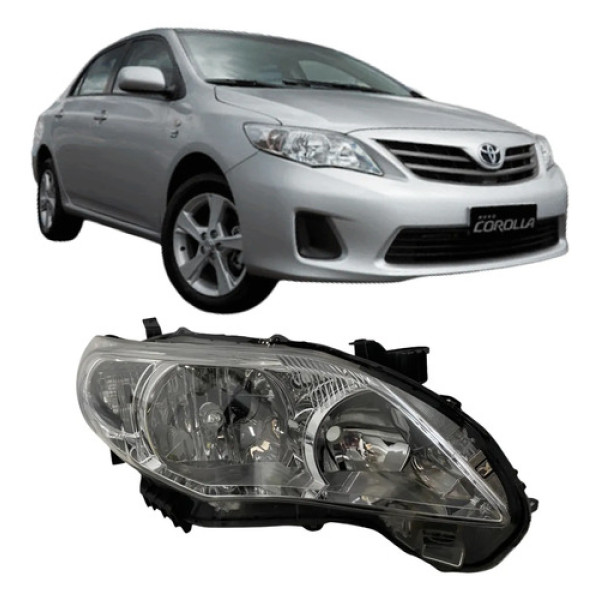 Farol Toyota Corolla 2012 A 2014 Ld 25011603 Direito