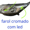 Farol Chevrolet Spin 2019 Led Original 26051313 Esquerdo/motorista Esquerdo