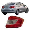 Lanterna Traseira Chevrolet Cruze Sedan 2017 2018 26062003 Direito/passageiro Vermelha