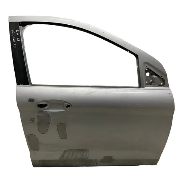 Porta Dianteira Ford Ka 2015 A 2018 22012112 Dianteira Direito Prateado