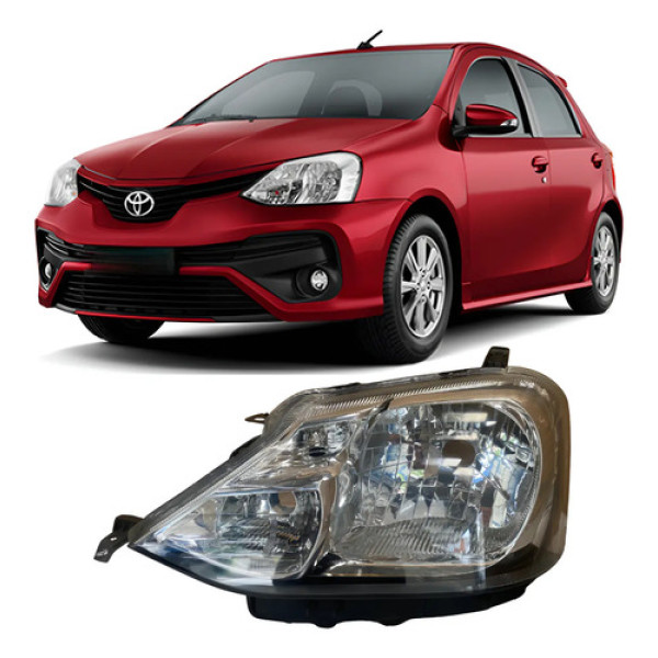Farol Toyota Etios 25092604 Esquerdo