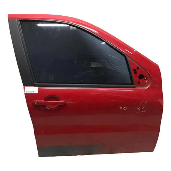 Porta Fiat Palio Zoião 2005 Á 2014 Pdd16864 Dianteira Direito Vermelho