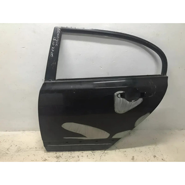 Porta Traseira Honda New Civic 18102705 Traseira Esquerdo/preto Preto