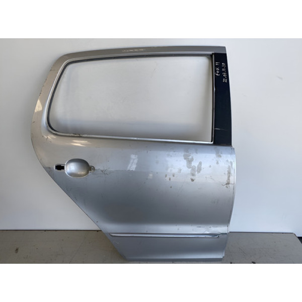 Porta Traseira Volkswagen Fox 2011 A 2014 22071110 Traseira Direito Prateado