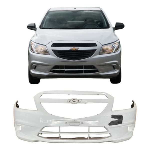 Para Choque Dianteiro Chevrolet Onix 2013 Original 26082102 Branco
