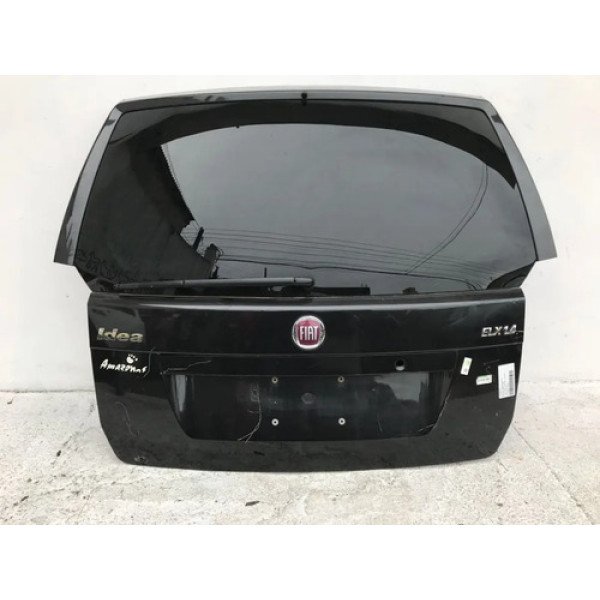 Tampa Traseira Fiat Idea 2005 A 2010 #tt10663 Preto