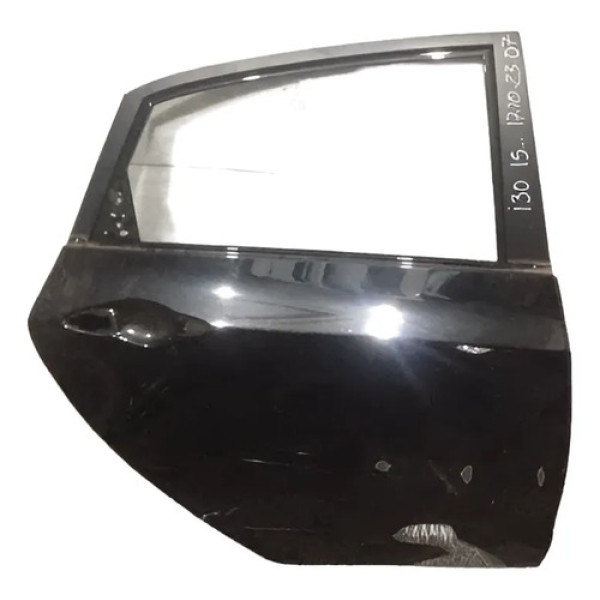 Porta Hyundai I30 2014 2015 2016 17102307 Traseira Direito Preto