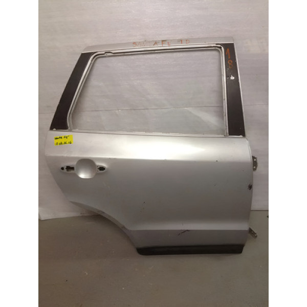 Porta Hyundai Santa Fé Traseira Direita Cp15072616 Traseira Direito/prateado Prateado
