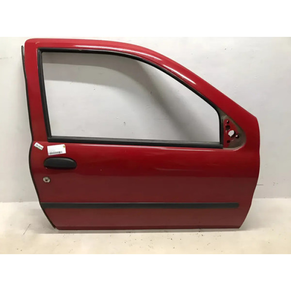 Porta Fiat Strada 2001 A 2004 Direito Pdd14634 Dianteira Esquerdo/vermelho Vermelho