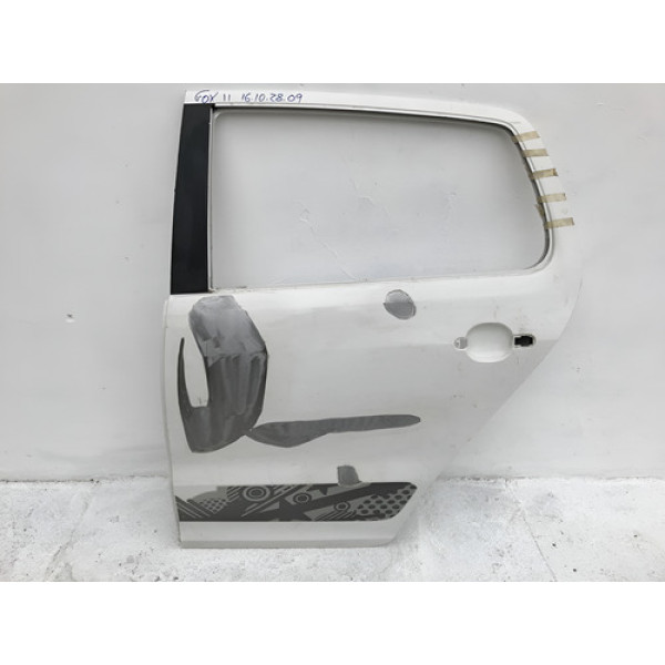 Porta Volkswagen Fox 2011 2012 2013 2014 L16102809 Traseira Esquerdo Branco
