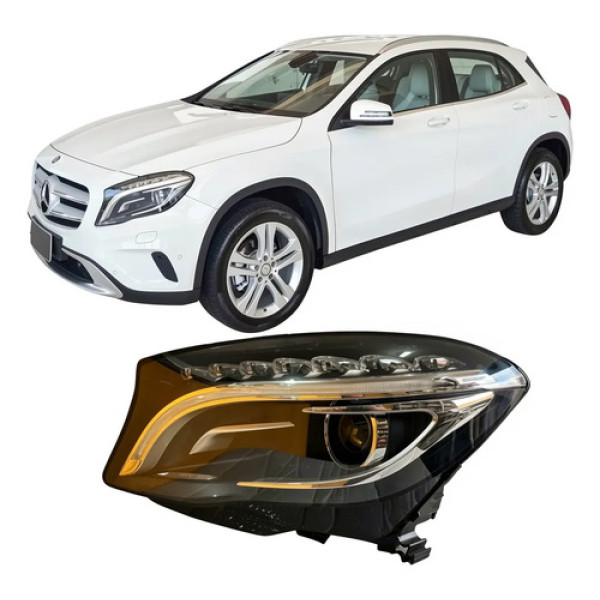 Farol Mercedes Benz Gla 2015 2016 Esquerdo