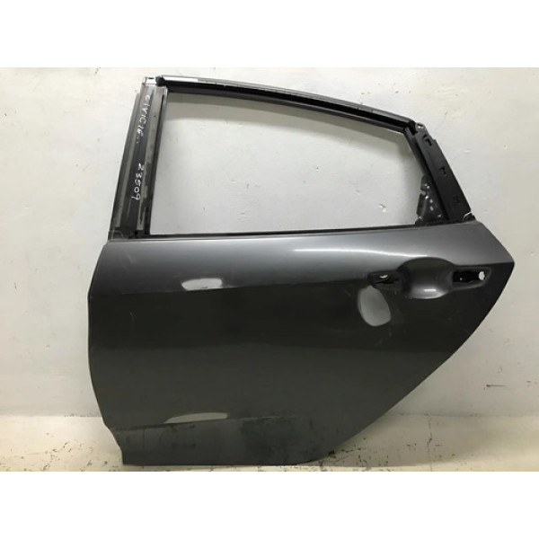 Porta Traseira Honda Civic 2016... 23509 Esquerdo Cinza-escuro