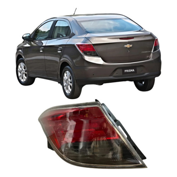 Lanterna Chevrolet Prisma Fume 2012 A 2015 Original 26061307 Esquerdo/motorista Vermelha