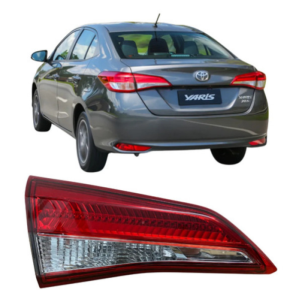Lanterna Traseira Toyota Yaris Sedan Original 26091509 Esquerdo/motorista Vermelha