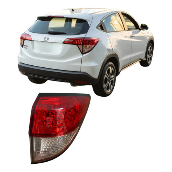 Lanterna Traseira Honda Hrv Hr-v 2017 Original Led 26052602 Direito/passageiro Vermelha