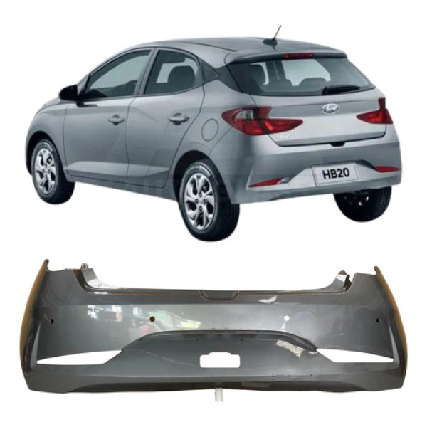 Para Choque Traseiro Hyundai Hb20 Hatch 2020 2021 26050701