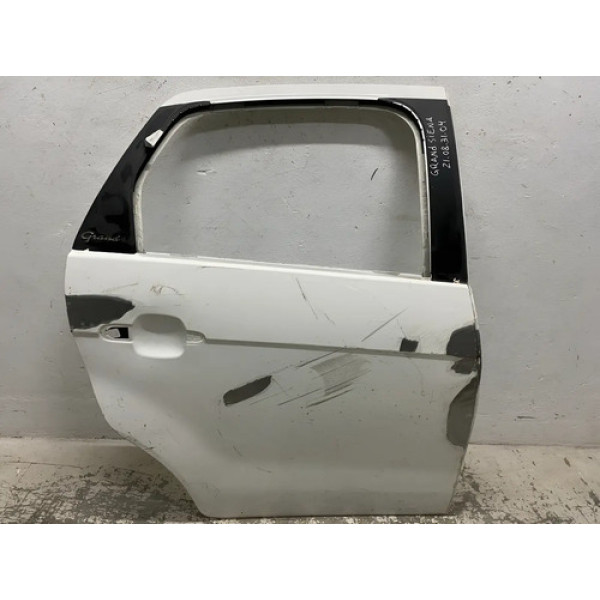 Porta Traseira Fiat Gran Siena 21083104 Traseira Direito Branco