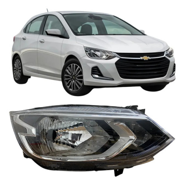 Farol Chevrolet Onix 2020 A 2024 Original Sem Led 26090205 Direito/passageiro