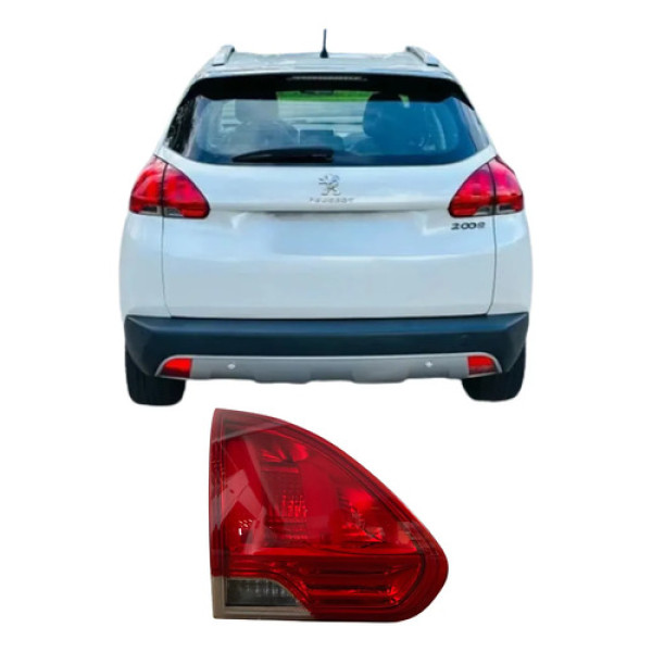 Lanterna Traseira Da Tampa Peugeot 2008 Original 26052607 Esquerdo/motorista Vermelha