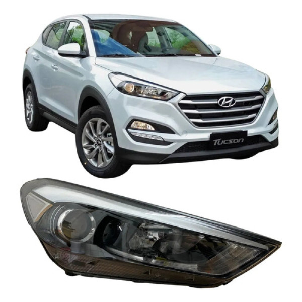 Farol Hyundai New Tucson 2017 A 2023 Original 26090202 Direito/passageiro