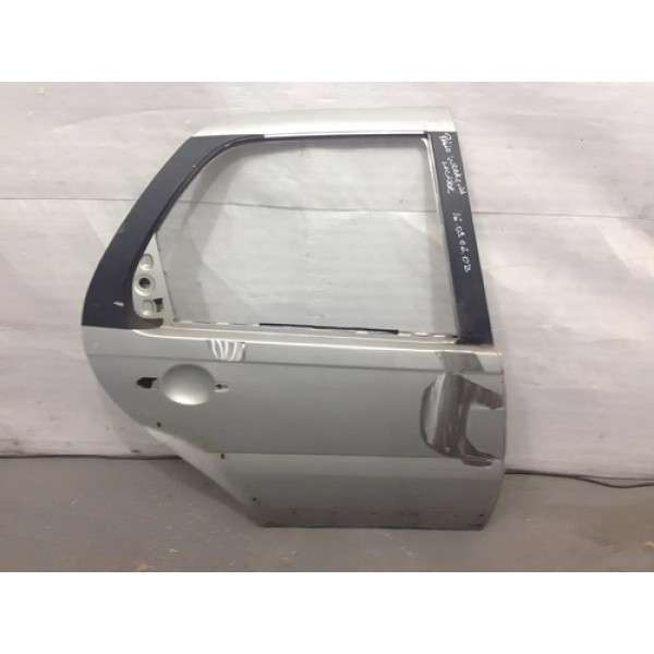 Porta Traseira Fiat Palio Weekend Locker Cp16030602 Traseira Direito Prateado