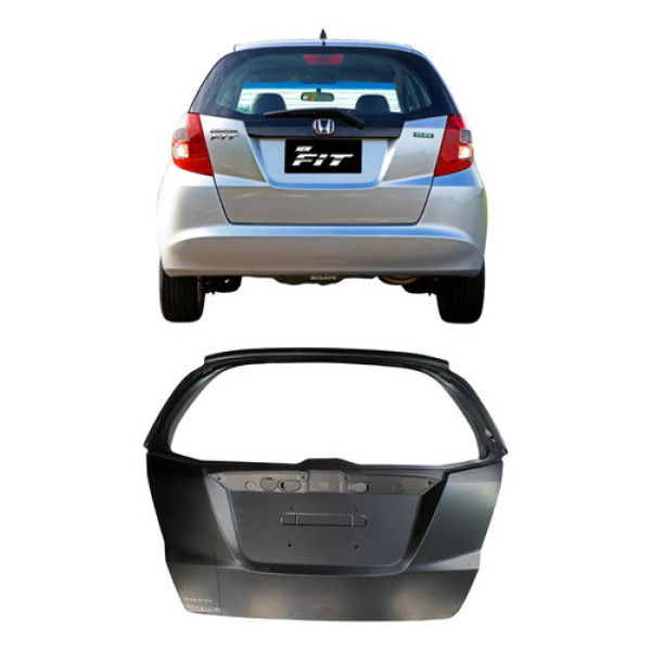 Tampa Traseira Honda Fit New Fit 2009 2010 26090104 Para Pintura