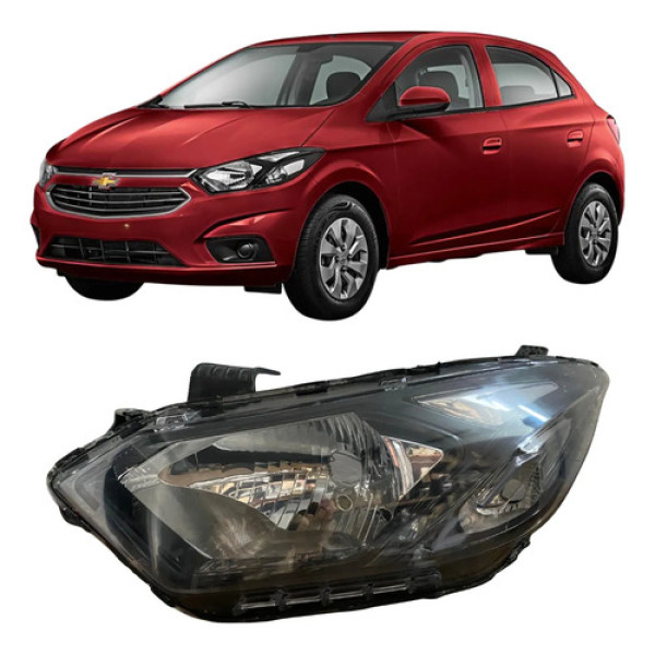 Farol Chevrolet Onix 2017 A 2019 Original Sem Led 26062702 Esquerdo/motorista Esquerdo