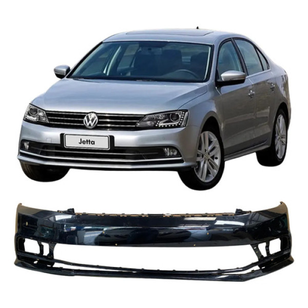 Para Choque Dianteiro Volkswagen Jetta 2015 2016 18010204 Preto