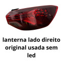Lanterna Traseira Onix Plus Sedan 2020 2021 Original Sem Led Direito/passageiro Vermelho