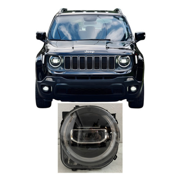 Farol Jeep Renegade 2020 A 2022 25083002 Direito