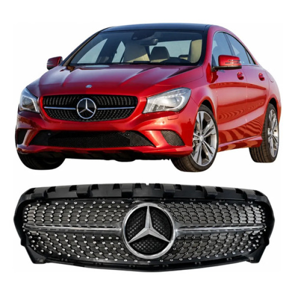 Grade Dianteira Parachoque Mercedes Cla 2013 A 2015
