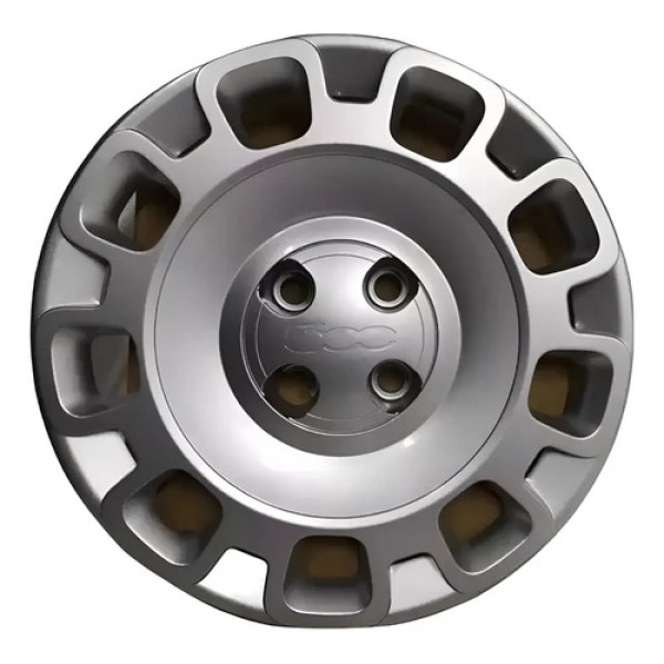 Calota Fiat 500 Novo Original K1tr13gsaaa Cinza