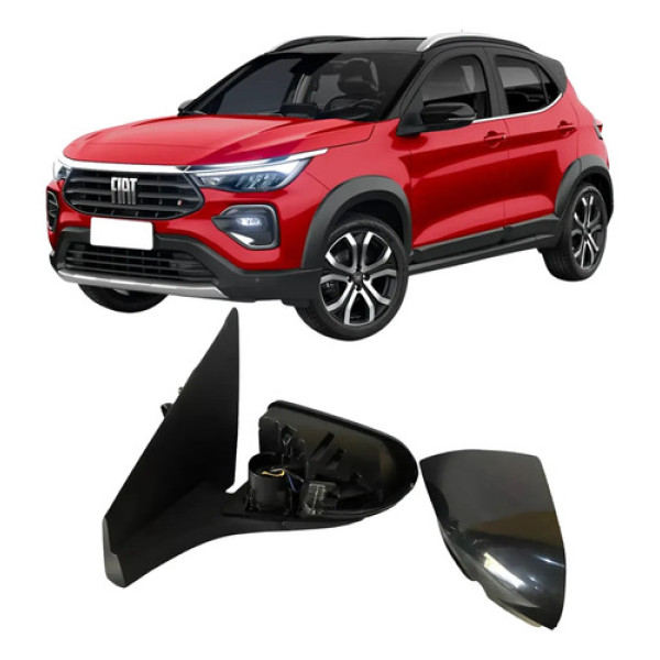 Retrovisor Fiat Pulse Esquerdo Retratil Com Pisca