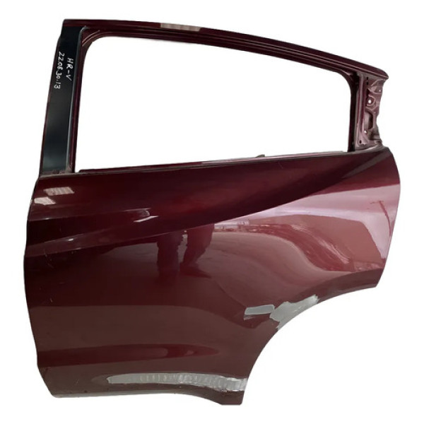 Porta Traseira Honda Hrv 22083013 Traseira Esquerdo Vermelho