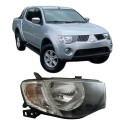Farol Mitsubishi L200 Triton 2007 Original Stanley 26070410 Direito/passageiro Direito