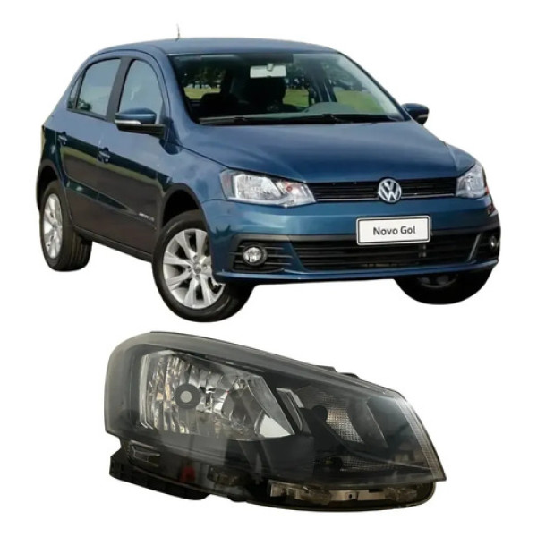 Farol Volkswagen Gol G7 Original Foco Simples 26070405