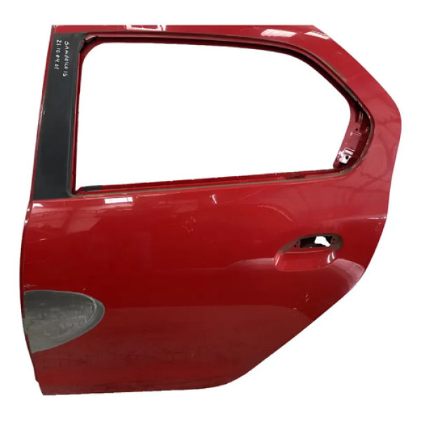 Porta Renault Logan 2015 2016 2017 2018 21100401 Traseira Esquerdo Vermelha